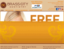 Tablet Screenshot of brasscitydentistry.com